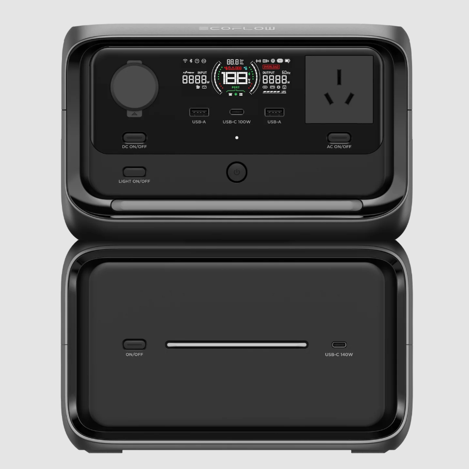 EcoFlow RIVER 3 Max Plus Portable Power Station | 600W | 858Wh