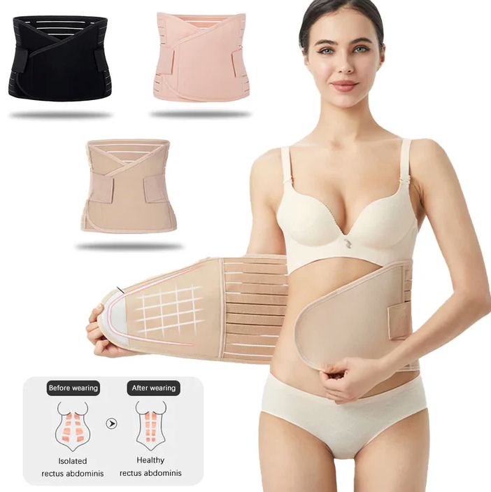 Postpartum Recovery Belly Band – Adjustable Abdominal & Pelvic Support Wrap