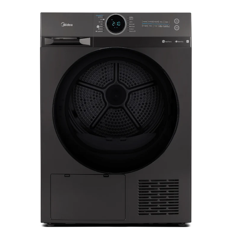 Midea 9kg Heat Pump Tumble Dryer with Smart Control – Black | MD200H90WB/T-AU