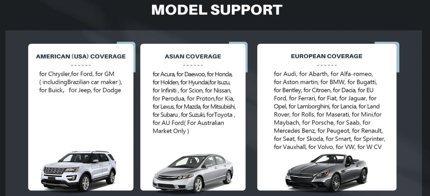 Universal OBDII OBD2 Scanner Car Engine Fault Code Reader Diagnostic Tool ANCEL AD610