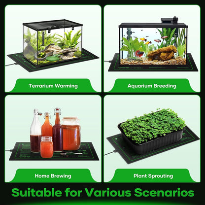 Seedling Heat Mat Plant Heated Pad 122 x 53cm