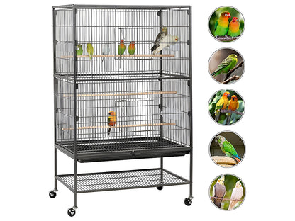 Bird Cage Parrot Aviary Perch Carrier