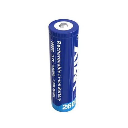 18650 Rechargeable Li-ion 3.7V Battery with protected button top