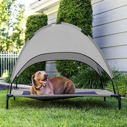 Elevated Pets Dogs Bed Raised Pet Cots Outdoor Camping Tent Sun Shade Canopy