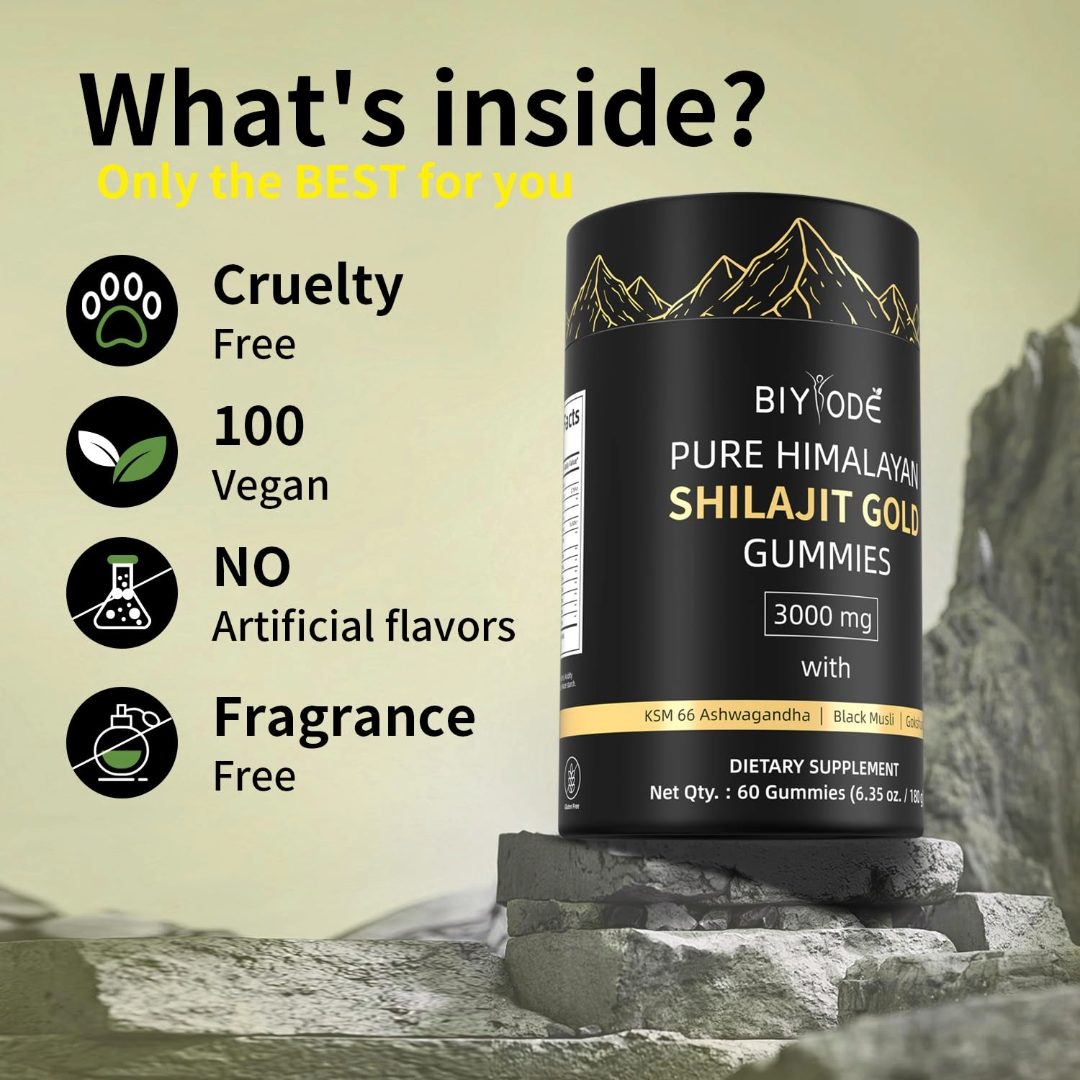 Himalayan Shilajit 60 Gummies