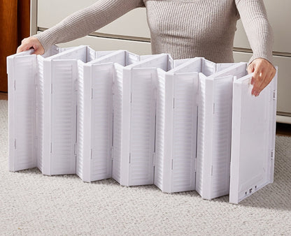 6 Tiers Folding shoe cabinet transparent shoe storage box foldable Organizer