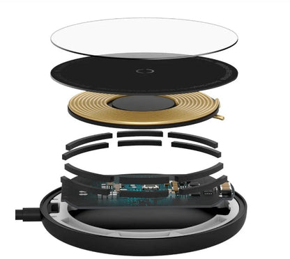 Baseus Simple Mini - Mag Safe 15W Wireless Induction Charger Black