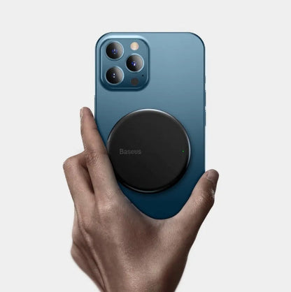 Baseus Simple Mini - Mag Safe 15W Wireless Induction Charger Black