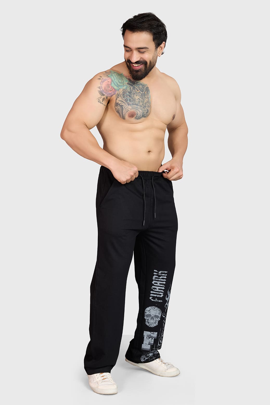 Skull Straight Tracks Black