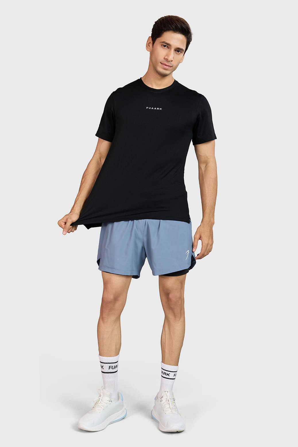 Slate Running T-shirt Black