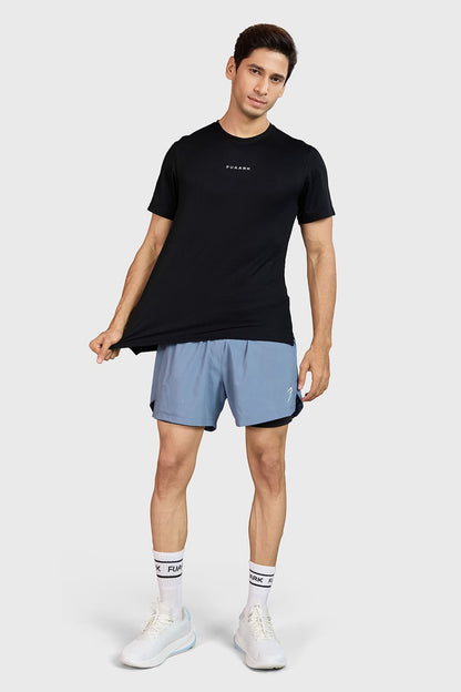 Slate Running T-shirt Black