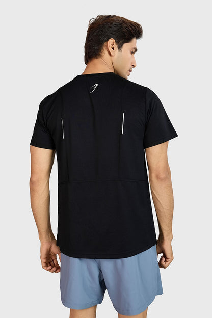 Slate Running T-shirt Black