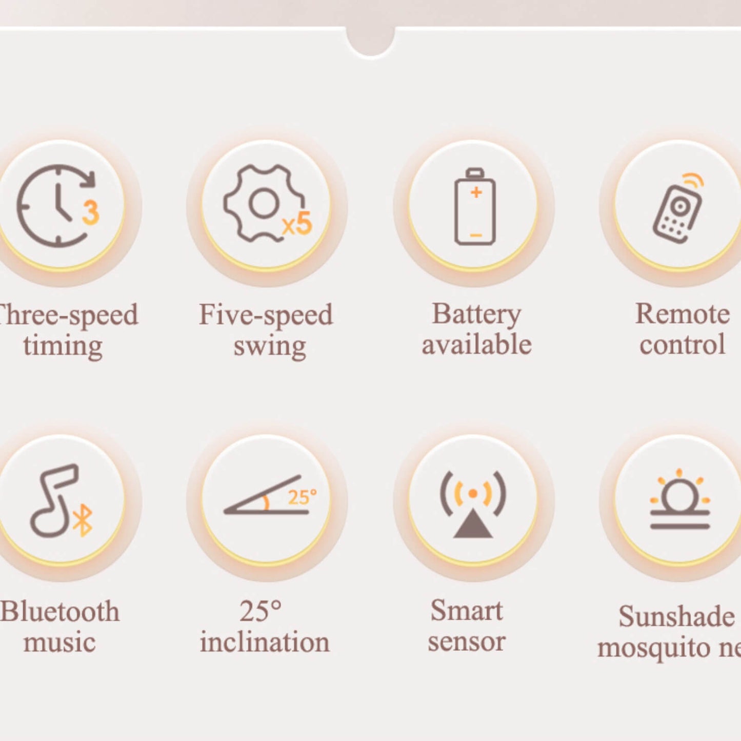 Smart Baby Swing Cradle Rocker/ Bouncer Seat with Dinning Table -Grey