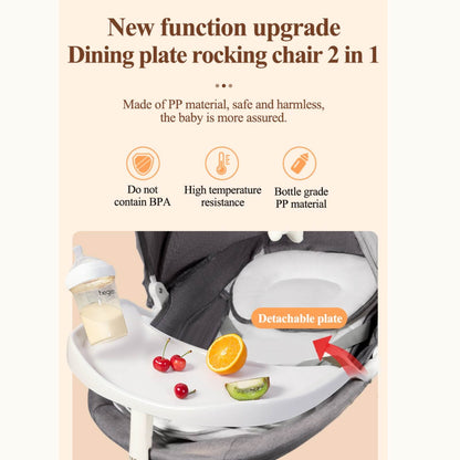 Smart Baby Swing Cradle Rocker/ Bouncer Seat with Dinning Table -Pink