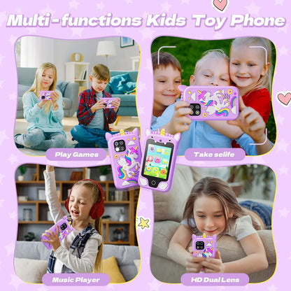 Smart Phone with 8GB Card & Holographic Pyramid 2.8"Touchscreen Learning Toy For Girl Boy