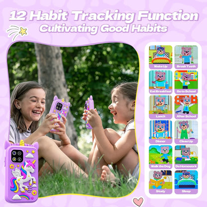 Smart Phone with 8GB Card & Holographic Pyramid 2.8"Touchscreen Learning Toy For Girl Boy