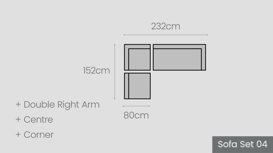 Tasman Alu Sofa Set 04