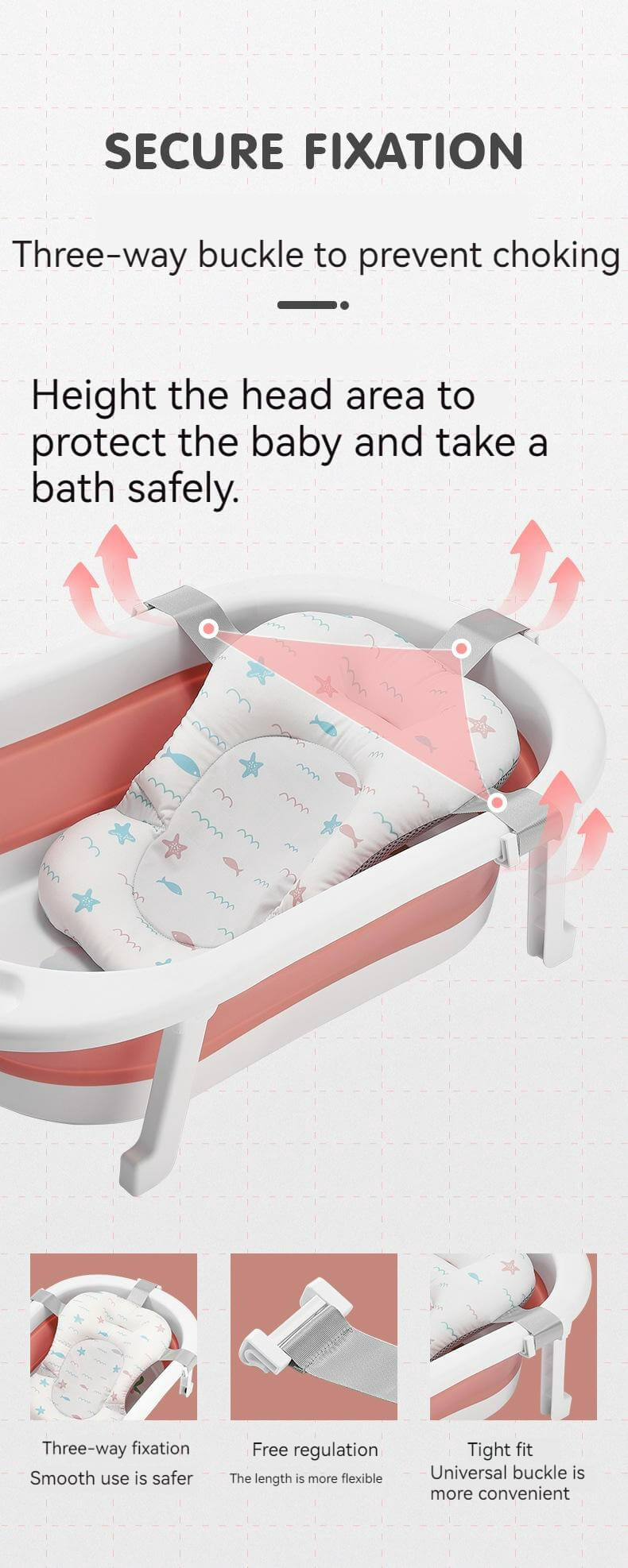 Soft Quick Drying Baby Bath Seat-Grey