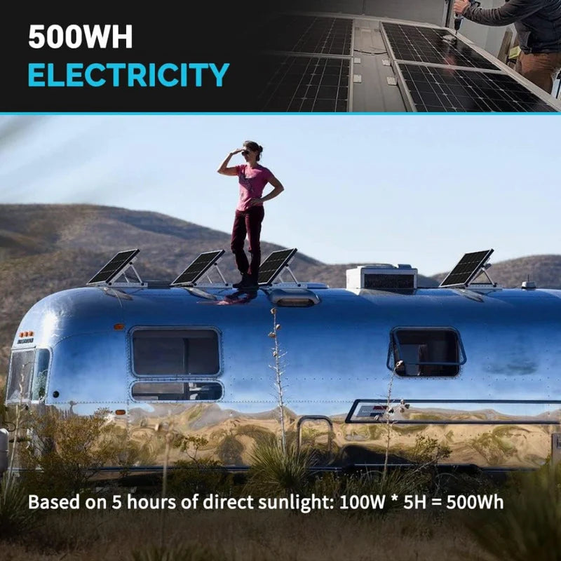 150W Solar Panel with Solar Controller