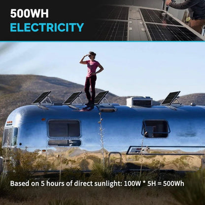 150W Solar Panel with Solar Controller