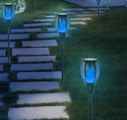 6 Pack Solar Pathway Lights Outdoor, Best Solar Powered LED Garden Light