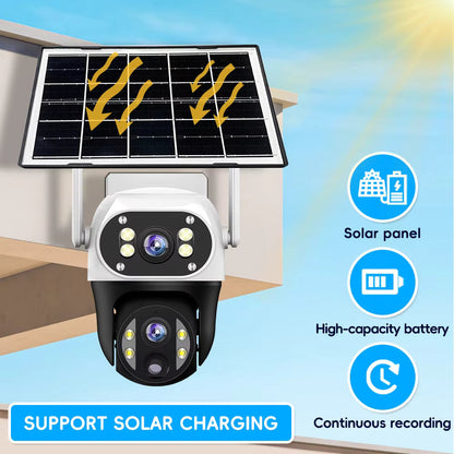 Solar power Security Camera PTZ WIFI 1080P