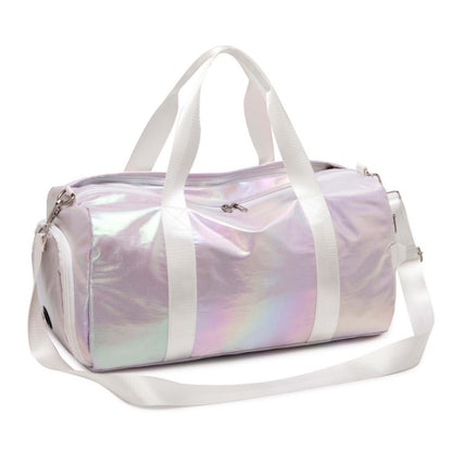 Metallic Duffle Bag & Gym Bag