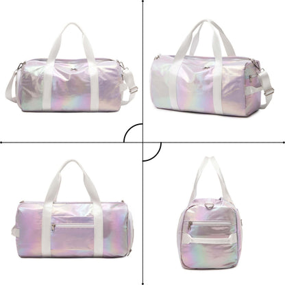 Metallic Duffle Bag & Gym Bag