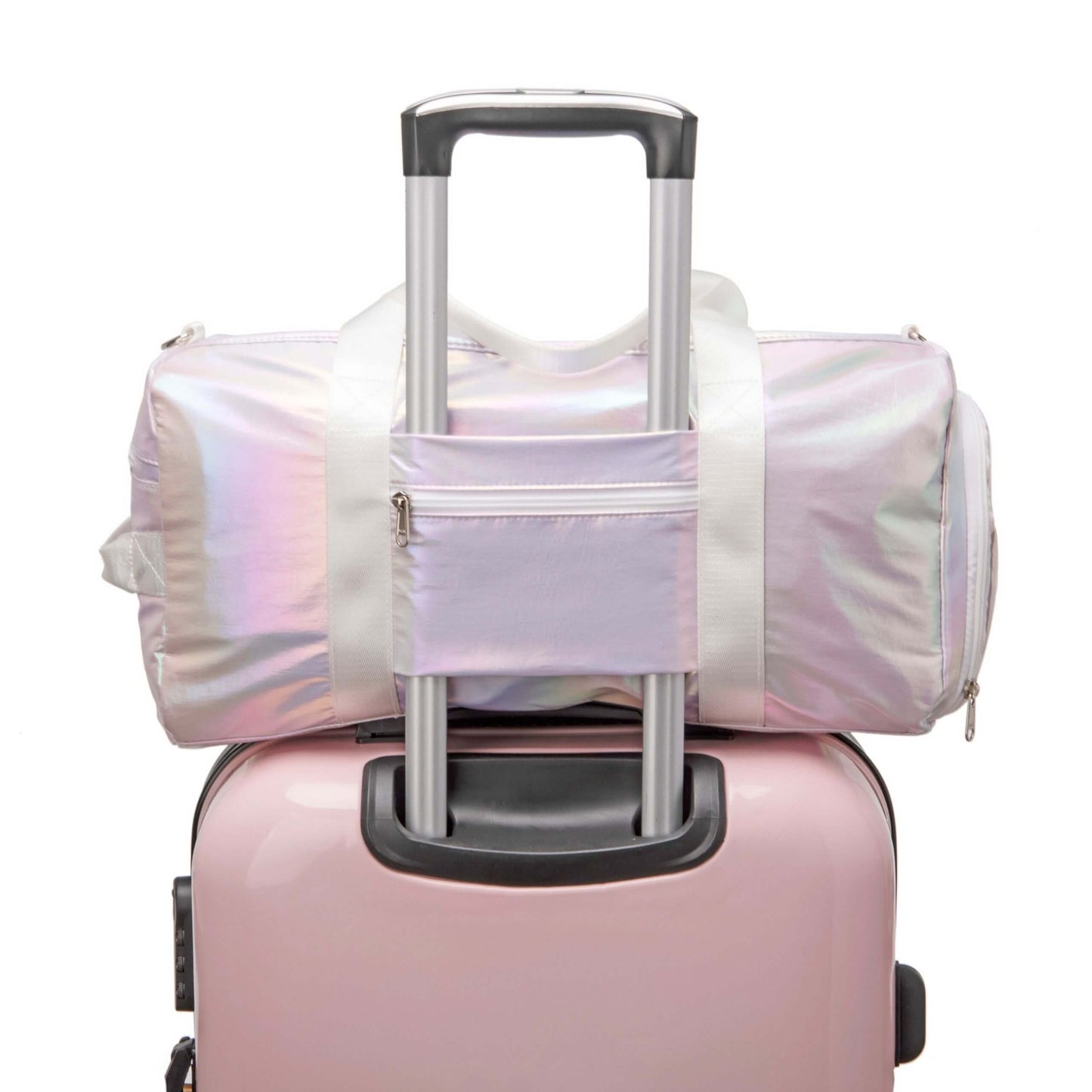 Metallic Duffle Bag & Gym Bag