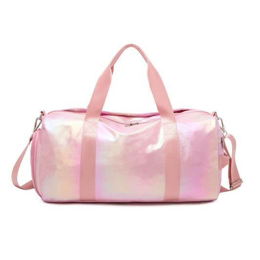 Metallic Duffle Bag & Gym Bag