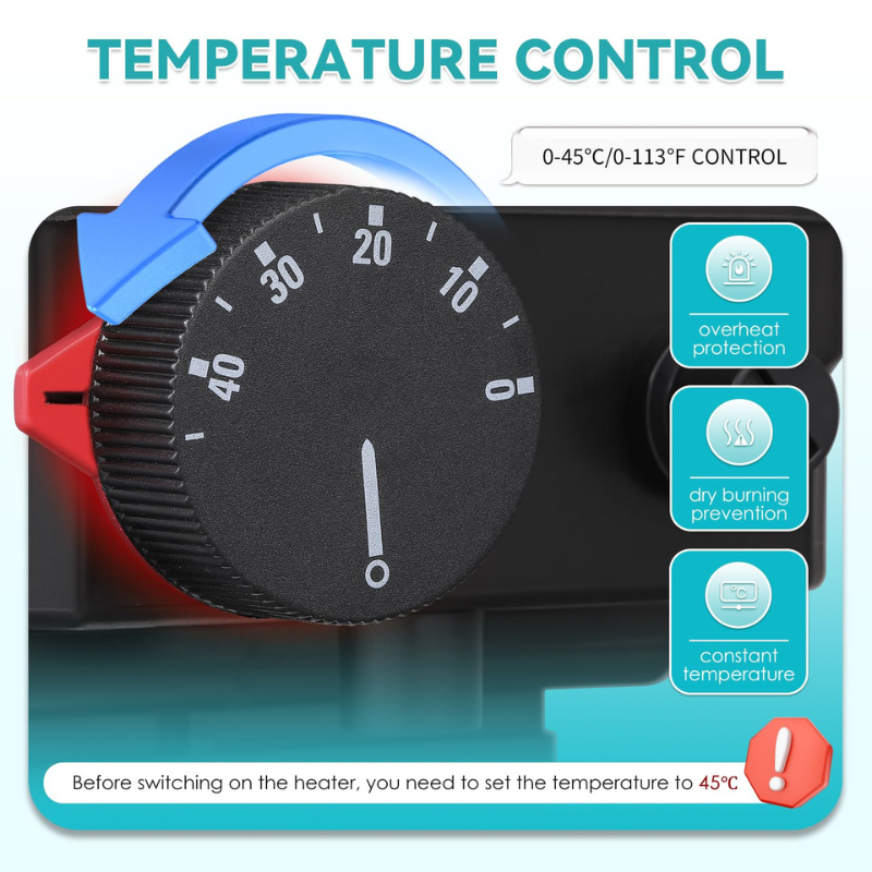 Spa Pool Thermostat | Bathtub Inline Thermostat - 3.0KW | H30-RS1