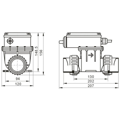 Spa Pool Thermostat | Bathtub Inline Thermostat - 3.0KW | H30-RS1