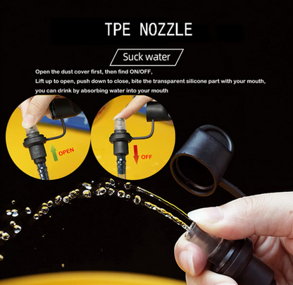 Tactical Lightweight Hydration Backpack with 3L Water Bladder