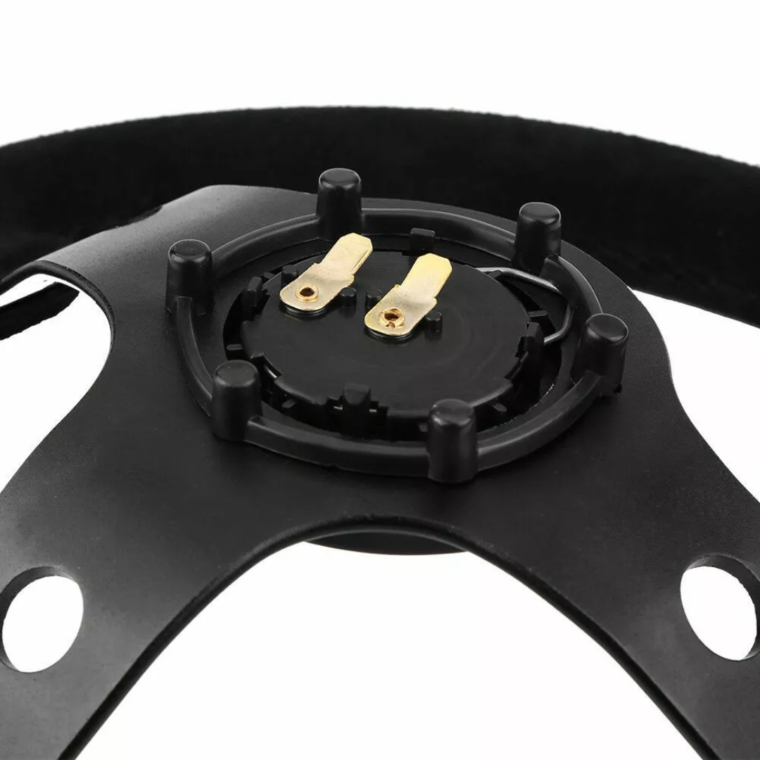 Car Steering Wheel 350mm (Yellow)