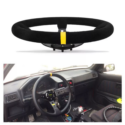 Car Steering Wheel 350mm (Yellow)