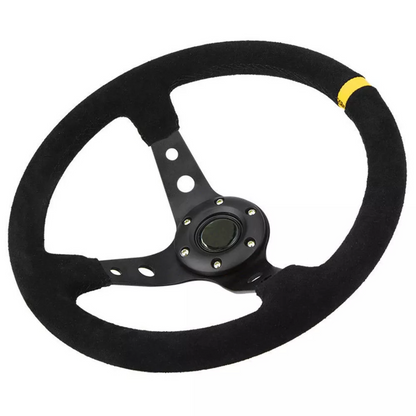 Car Steering Wheel 350mm (Yellow)