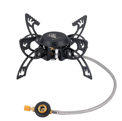 Camping Stove Lightweight Portable Camp Stove Collapsible Backpacking Stove with EVA Box for Outdoor Cooking Hiking and Picnic