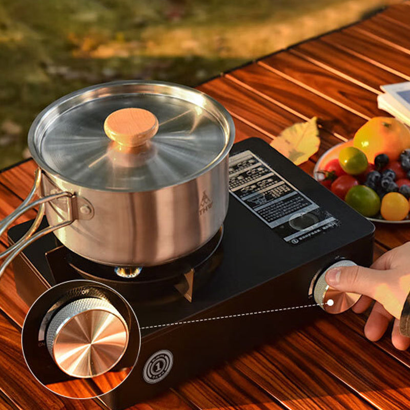Mini Camping Stove Burner Outdoor 3500W High Power Camping Stove  Cassette Burner For Picnic