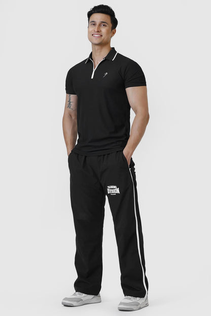 Stride Polo T-shirt Black