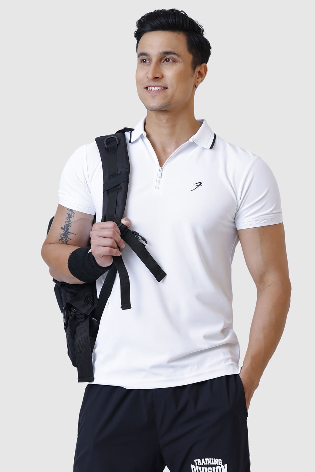 Stride Polo T-shirt White