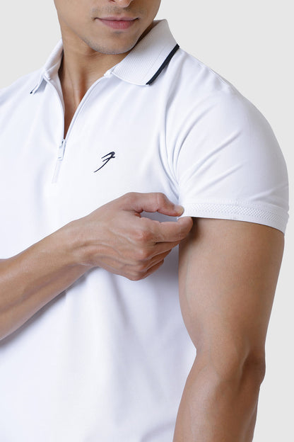 Stride Polo T-shirt White