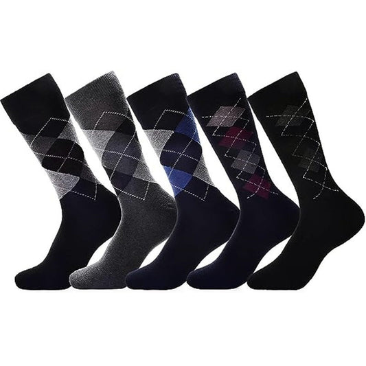 WHOLESALE - (60 Pairs) Crew Socks Business Socks Patterned Socks