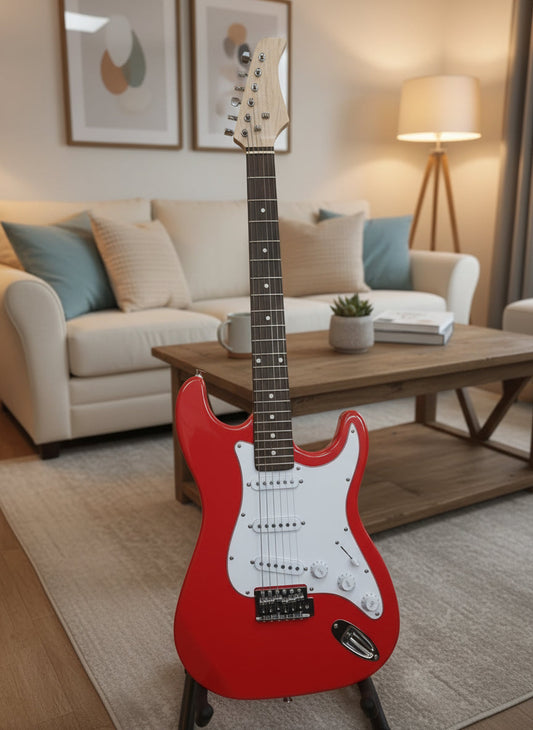 Electric Guitar, MS-100/RD, Red