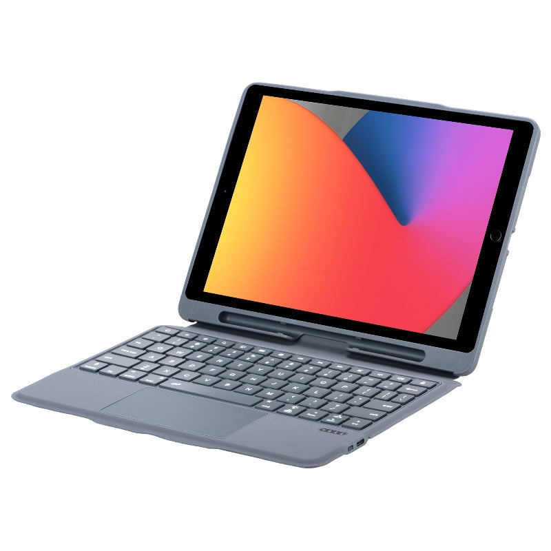 iPad 10.2"/10.5" Backlit Trackpad Bluetooth Keyboard Removable Case