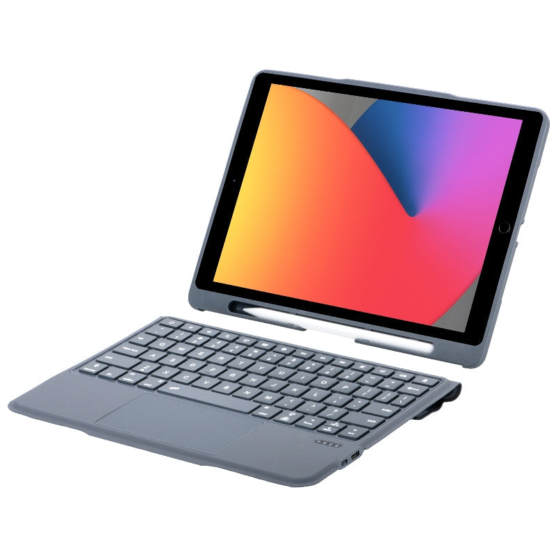 iPad 10.2"/10.5" Backlit Trackpad Bluetooth Keyboard Removable Case