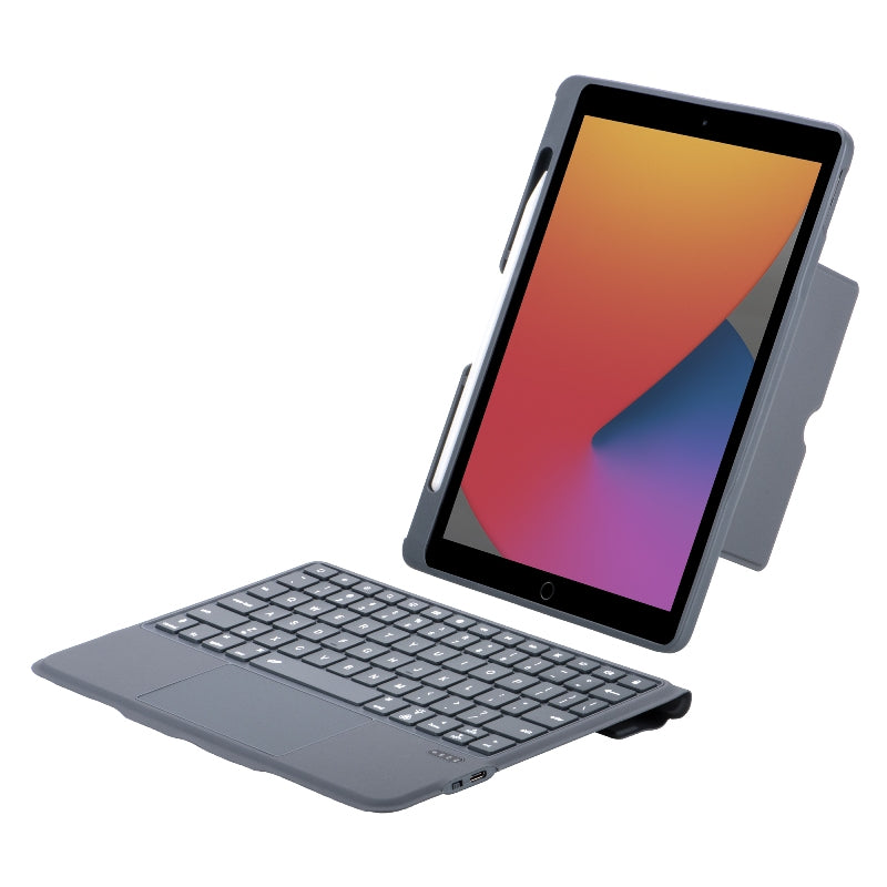 iPad 10.2"/10.5" Backlit Trackpad Bluetooth Keyboard Removable Case