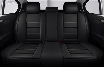 Car Seat Cover Faux Leather Cushion 5 Seater Full Set Front Rear Premium Quality