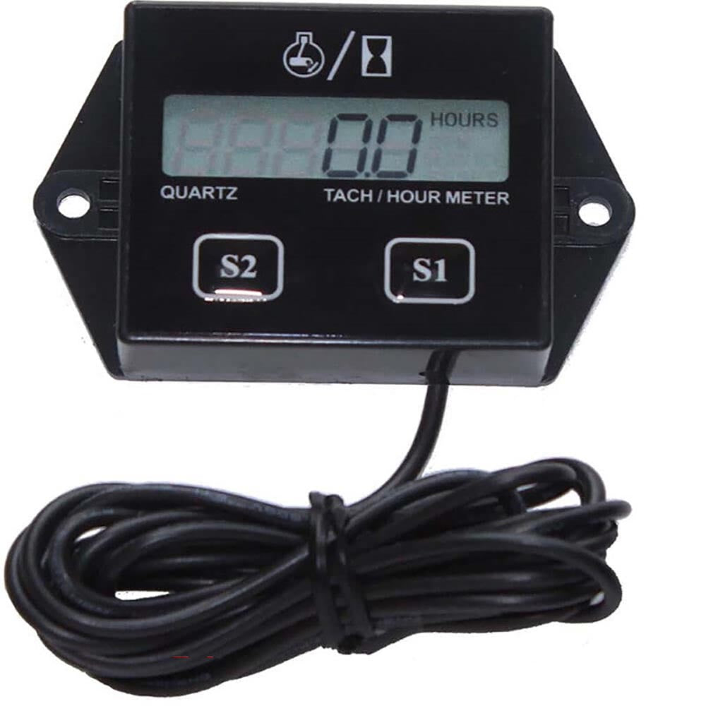 Small engine tachometer front