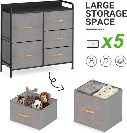Removable fabric drawers