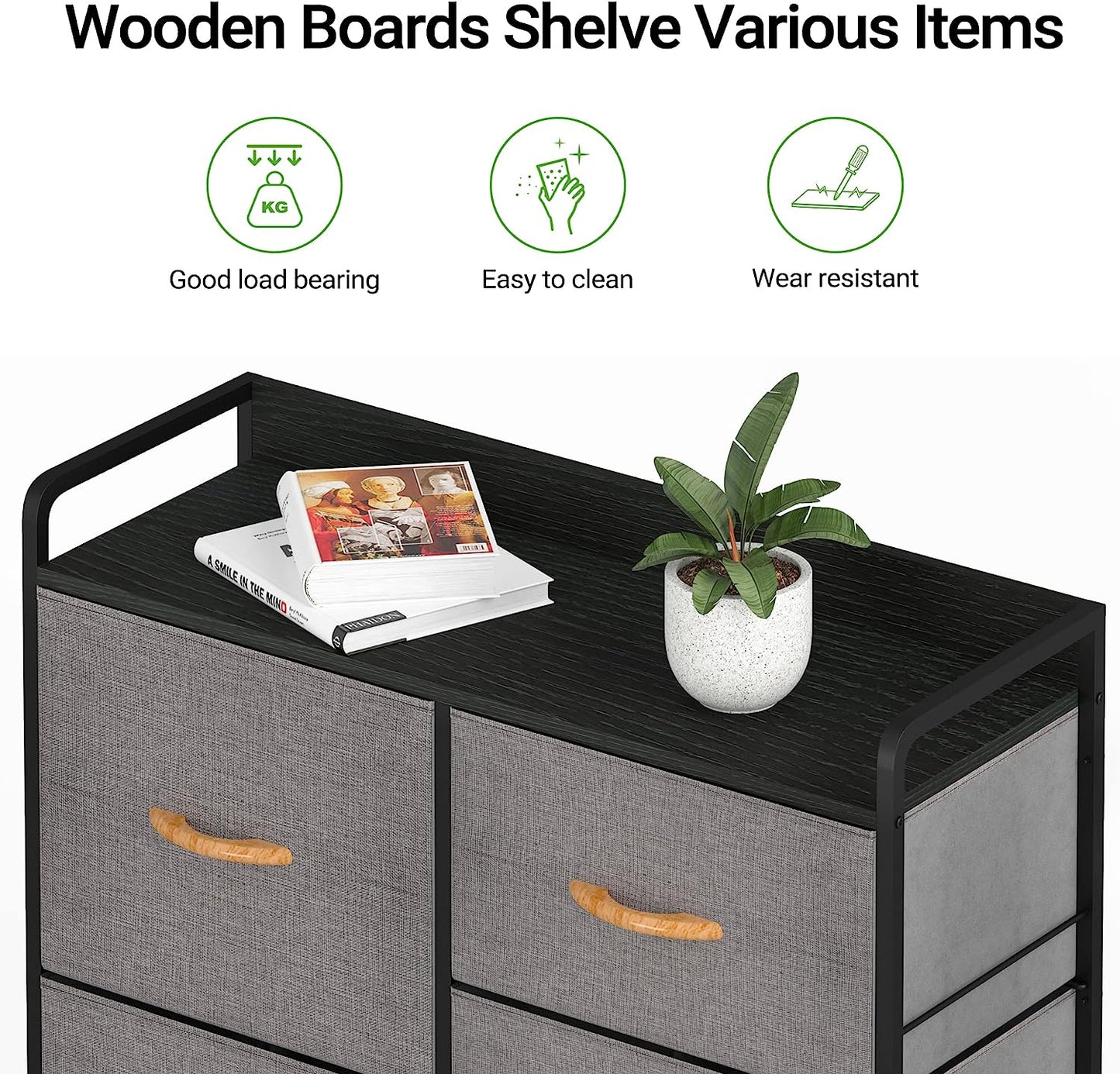 Closet organizer with drawers